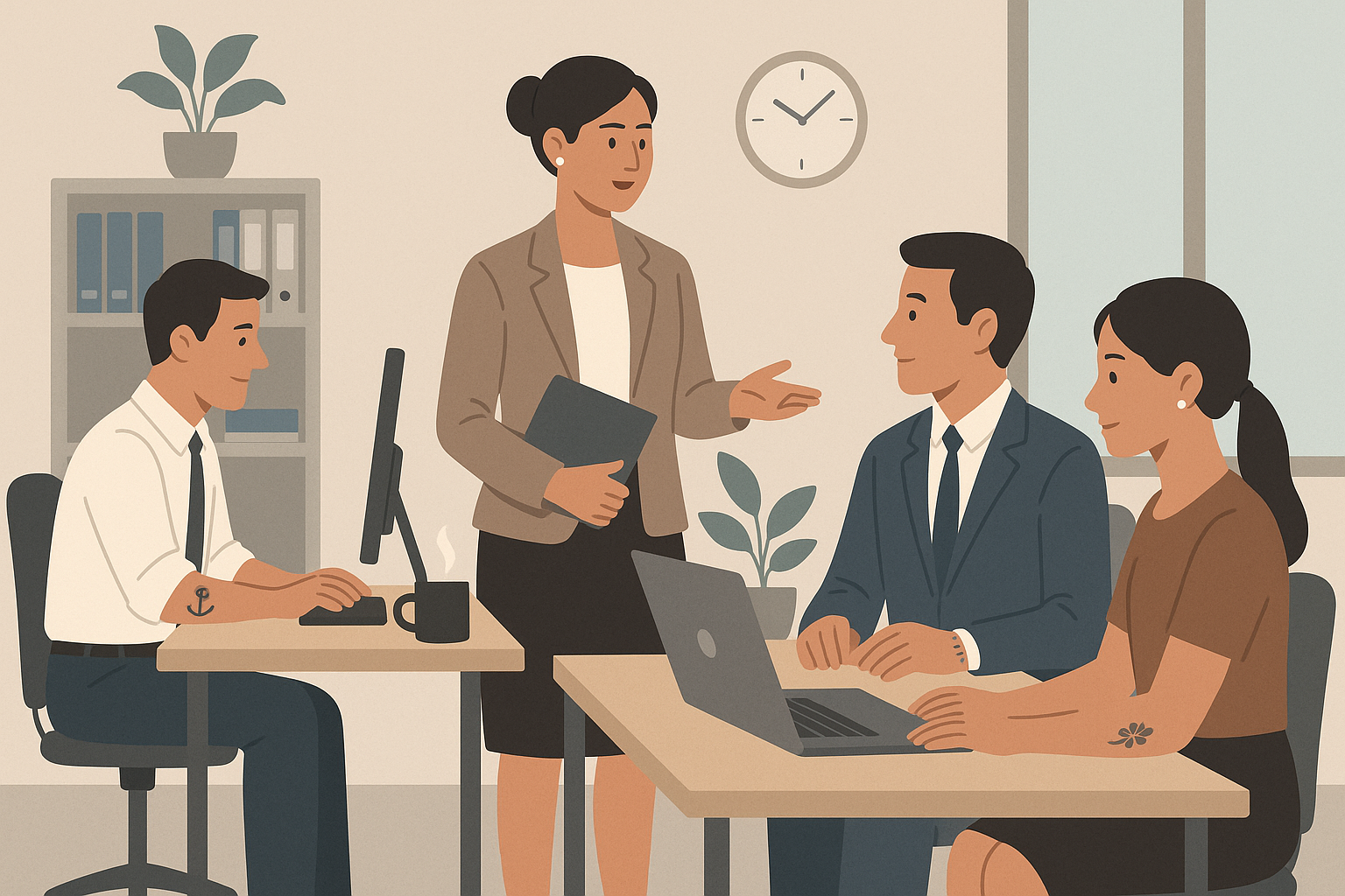 Professional environment tattoo compatibility