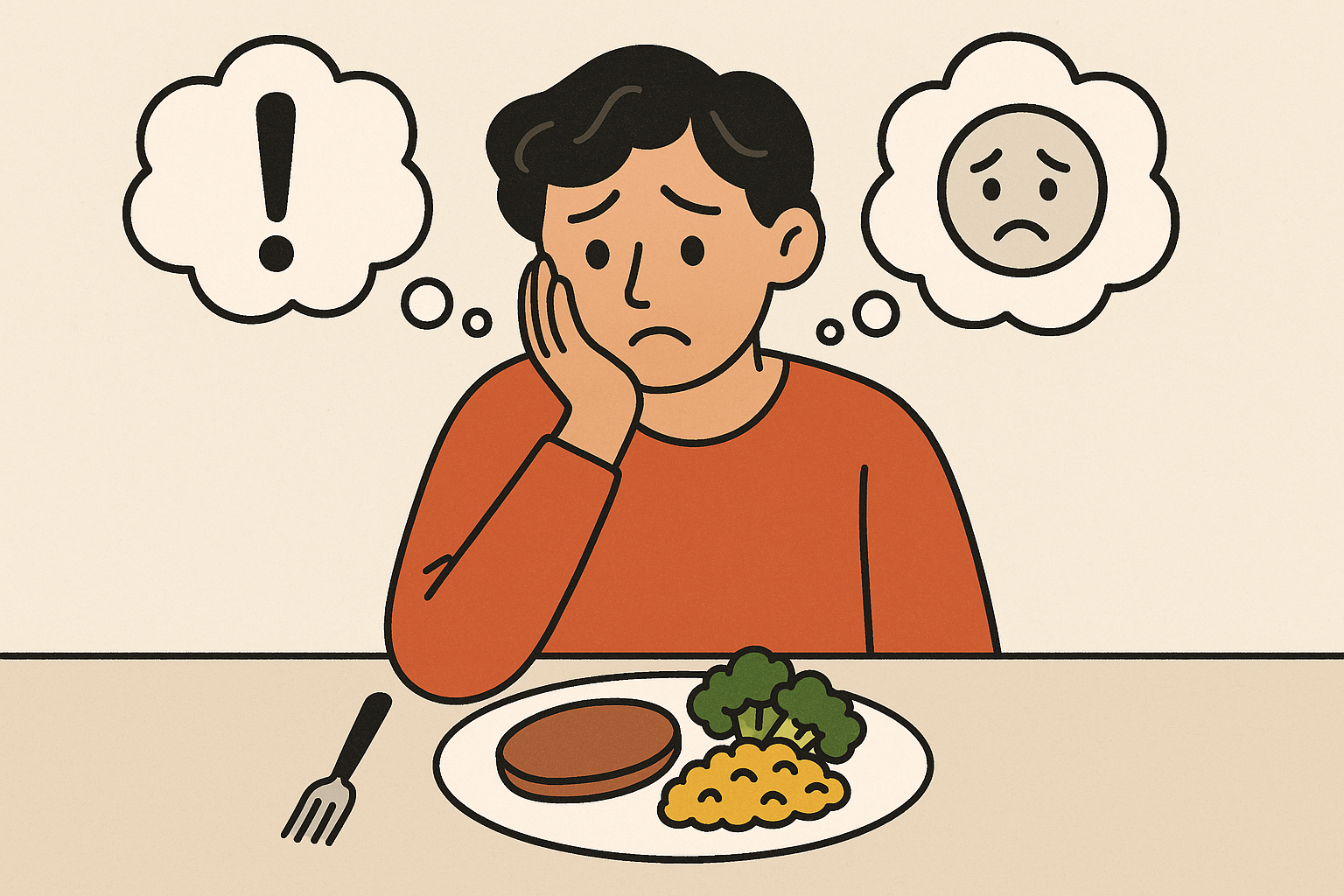 Overcoming food fear after 500 calorie diet