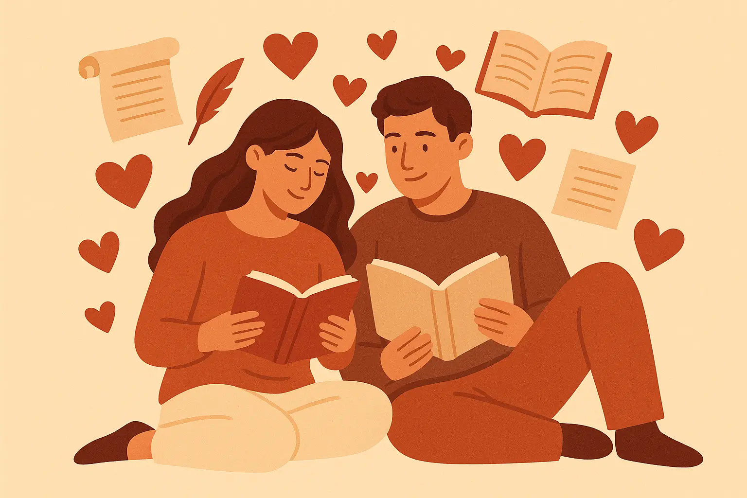 Happy couple celebrating their enduring love and partnership