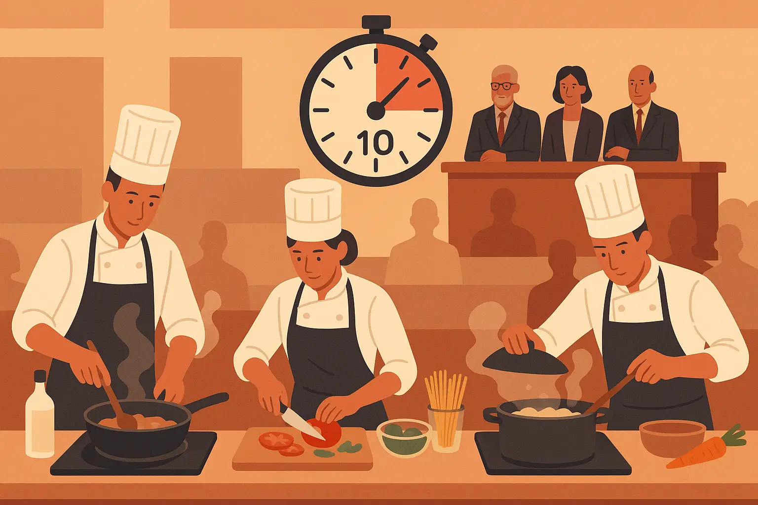 Culinary competition participation strategy