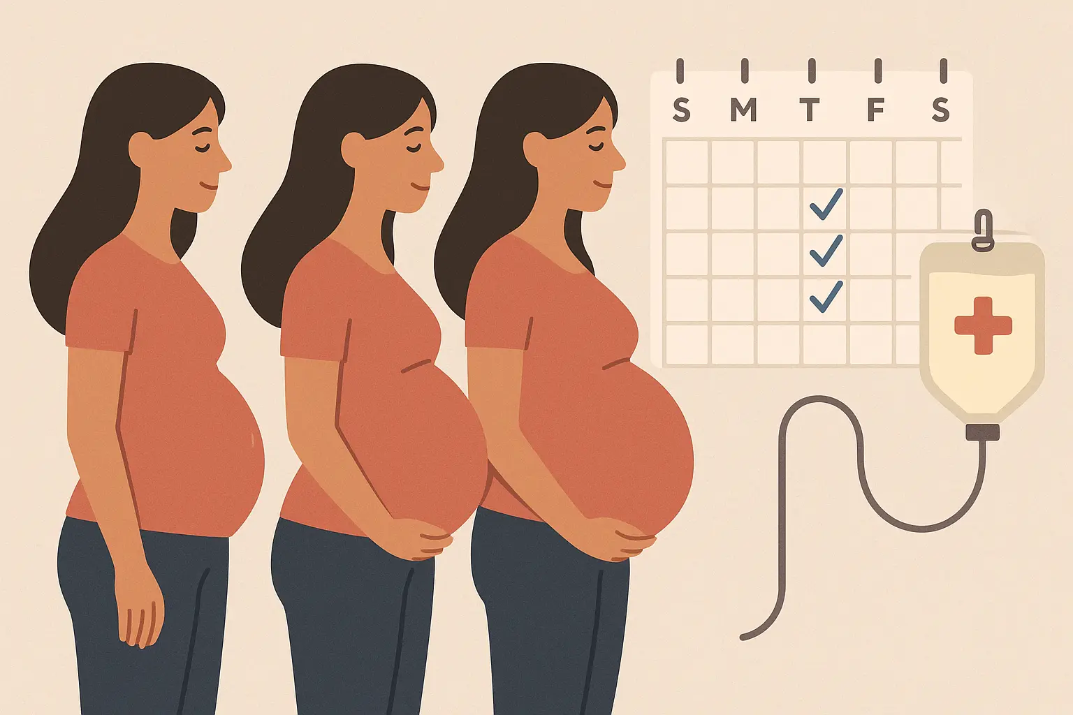 Comprehensive pregnancy wellness plan with IV therapy