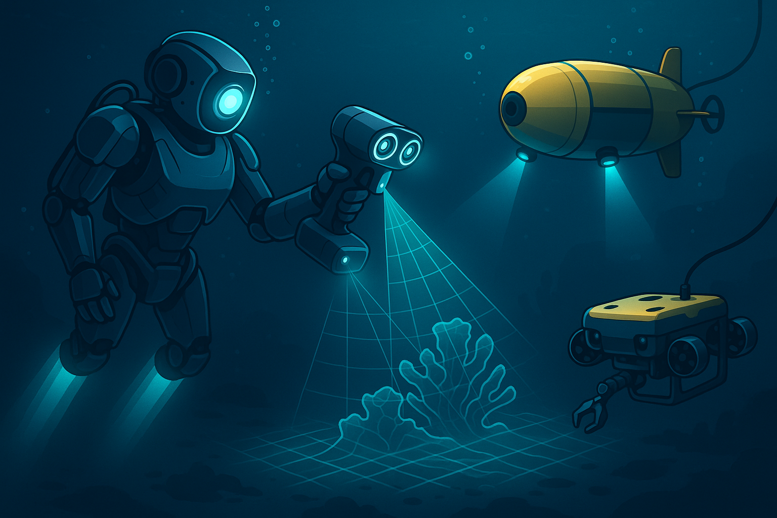 Commercial diving technology integration and ROV operations