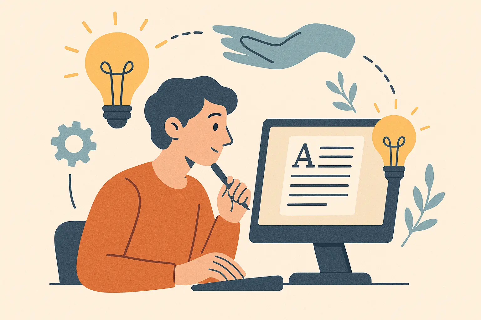 AI-powered creative support for sad story writing