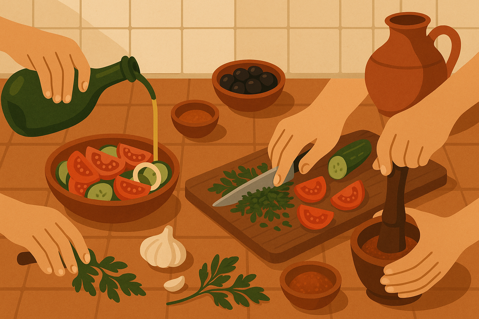 Mediterranean cooking techniques guide
