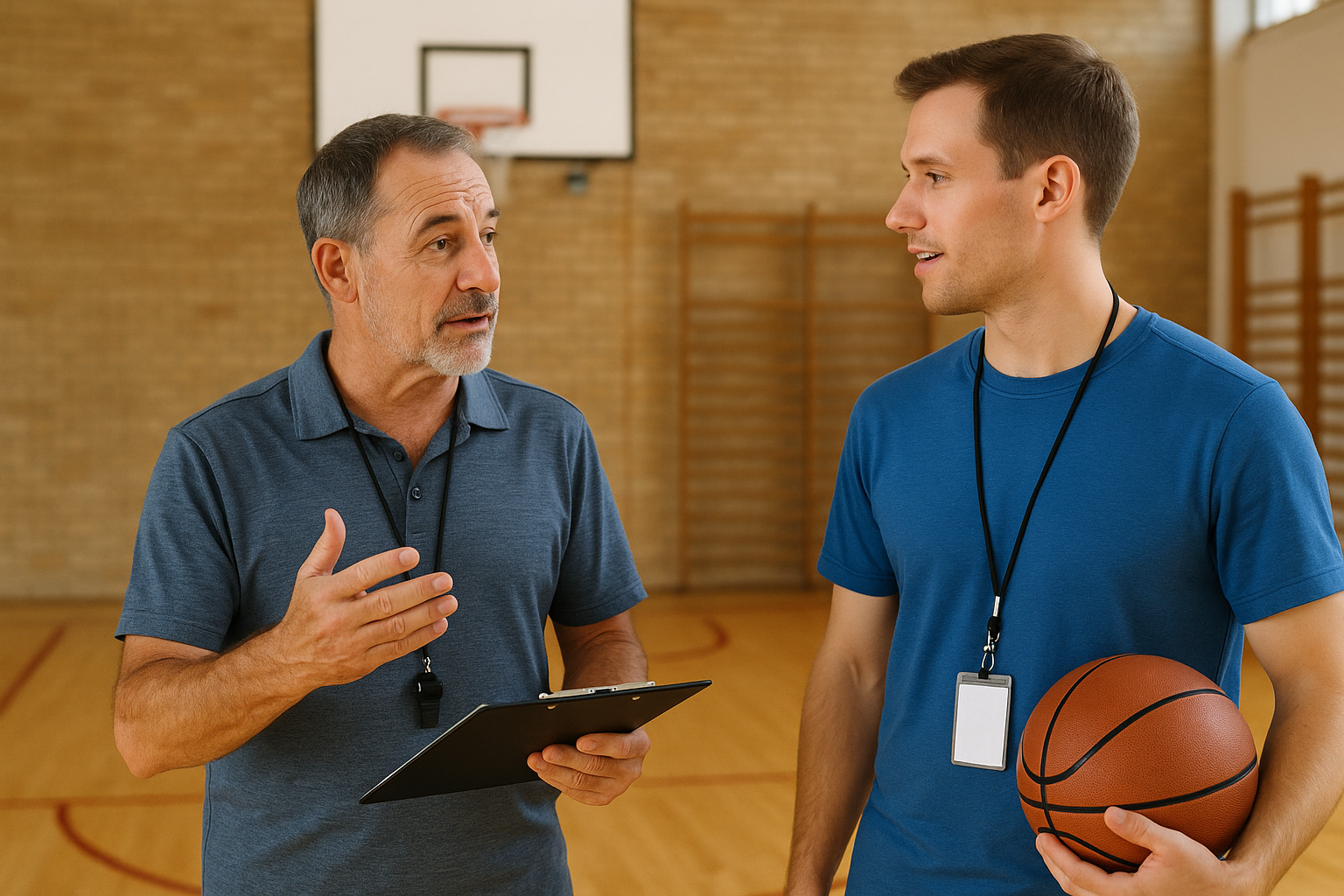 Established PE teacher mentoring new educators