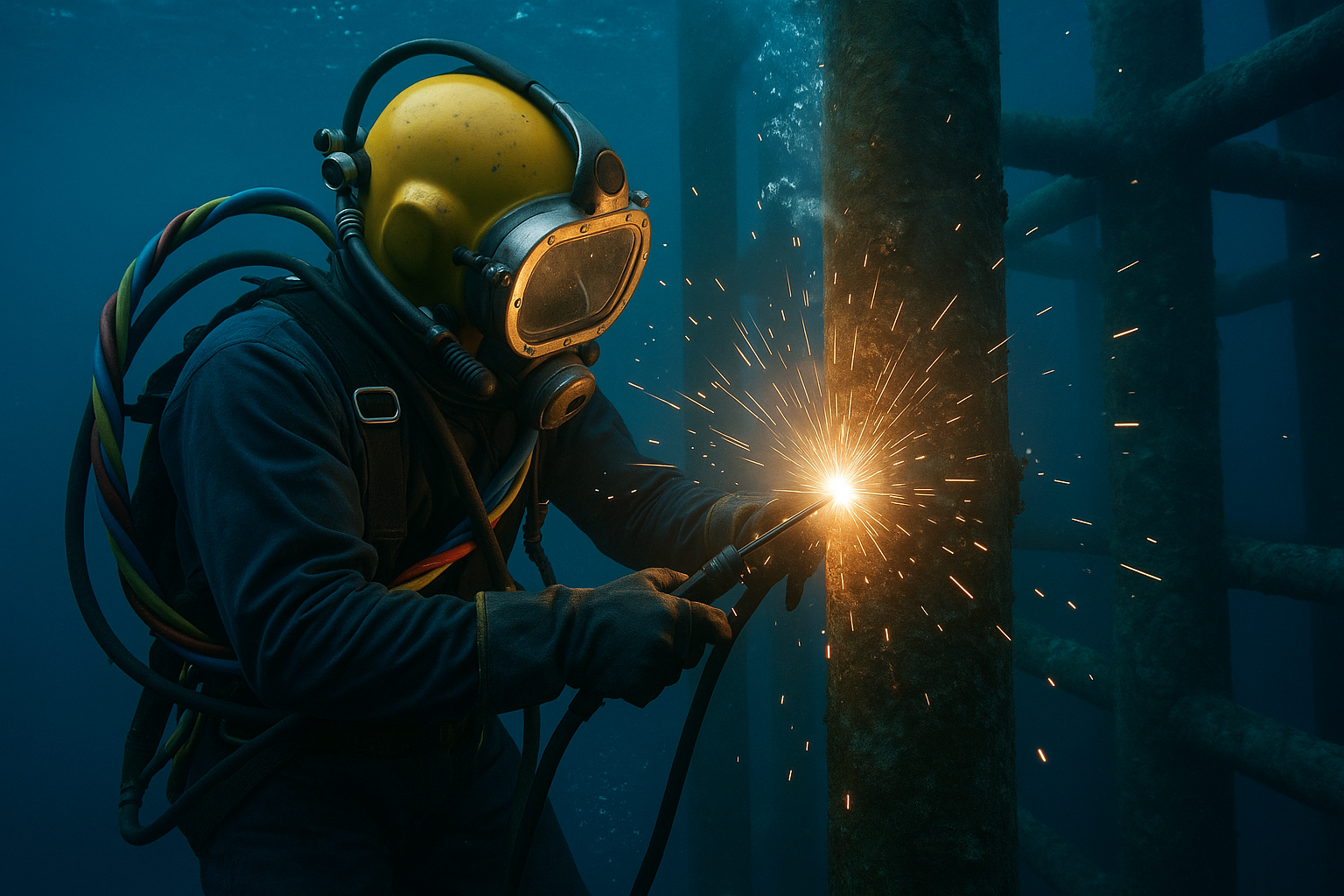Underwater welding operations