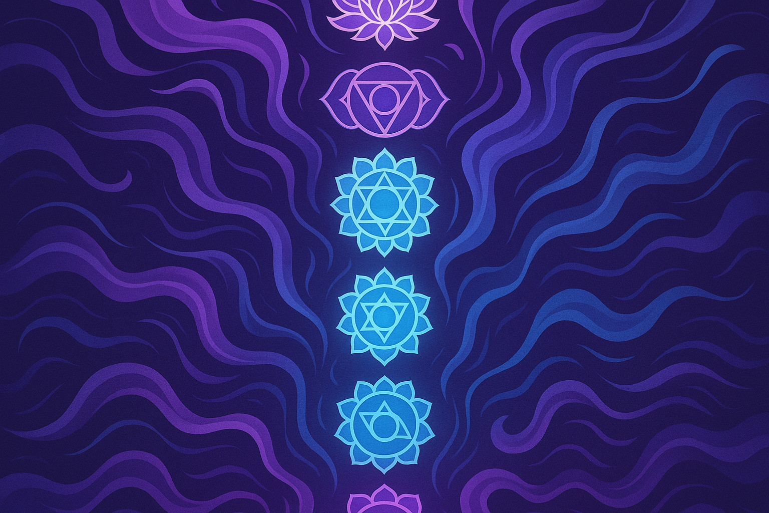 Chakra energy curse mark representation