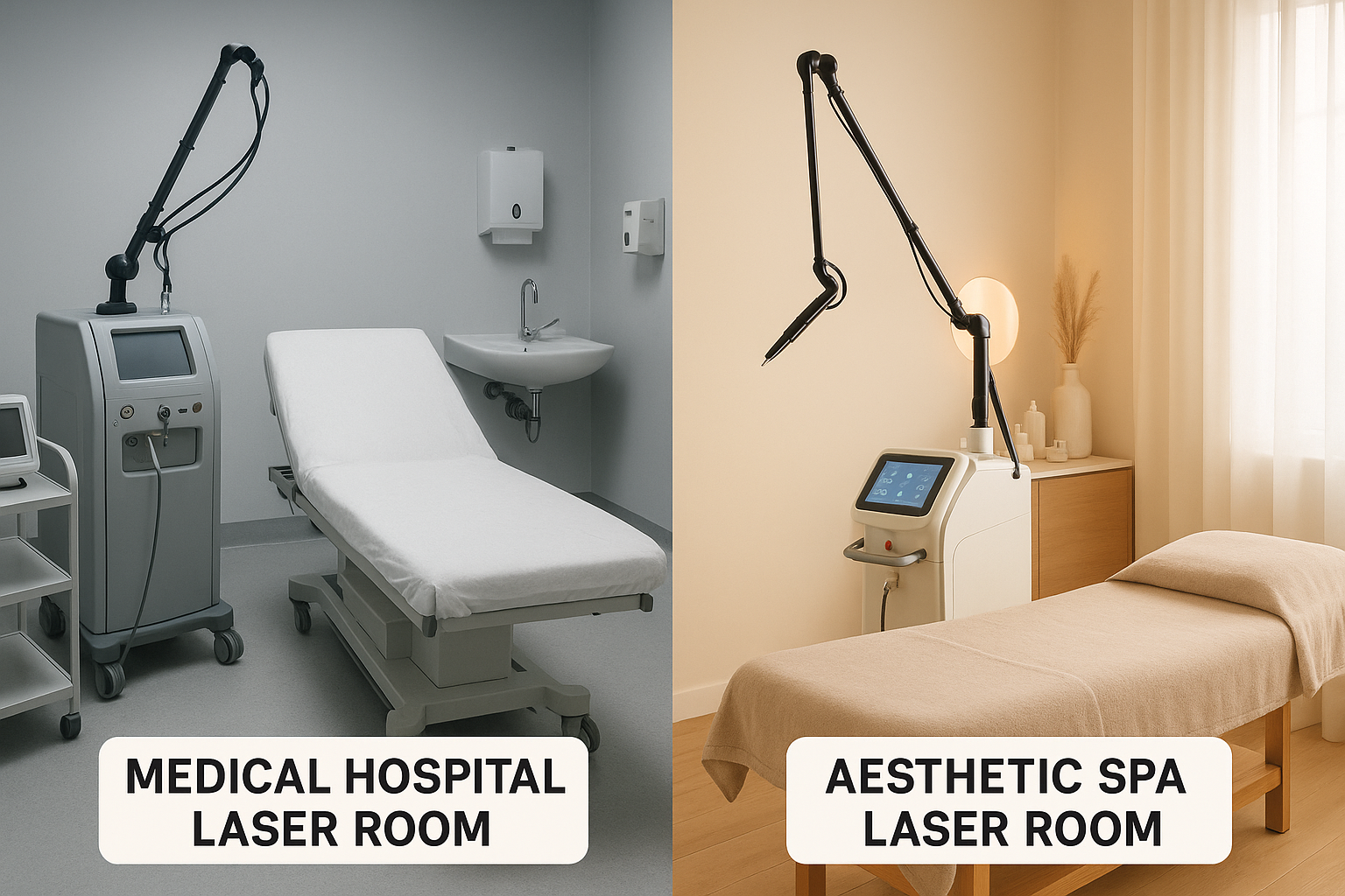 Medical vs aesthetic laser career paths