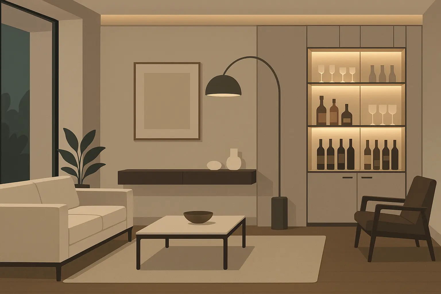 Modern bar cabinet design considerations