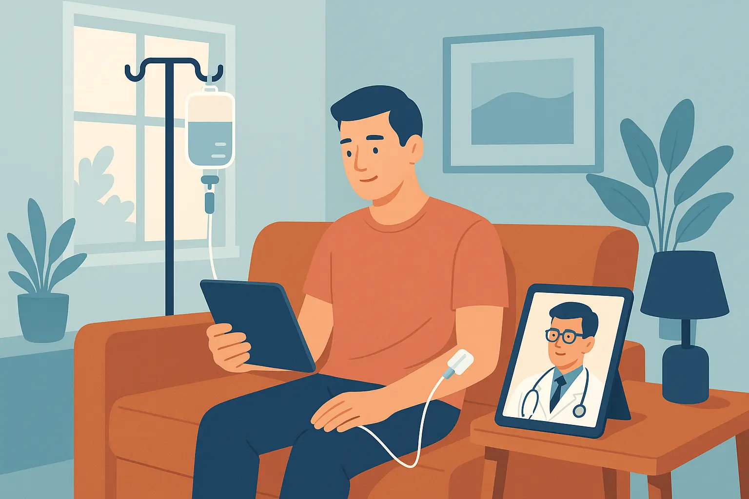 Telemedicine and IV therapy integration