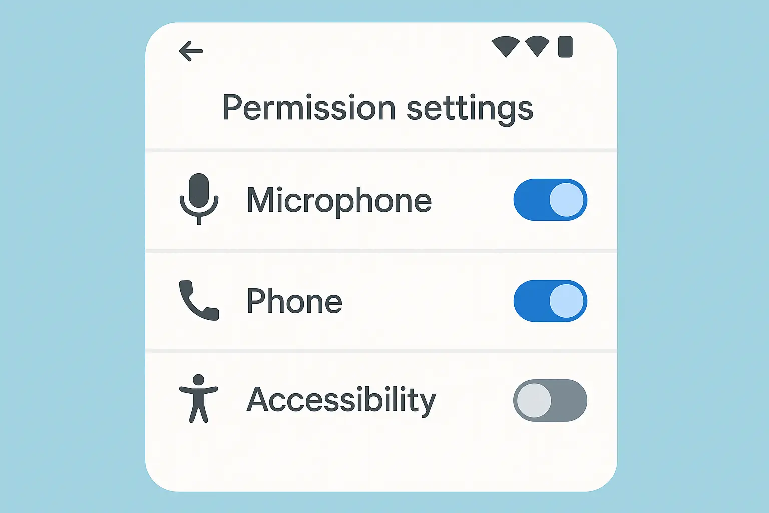 Android call recording app settings configuration