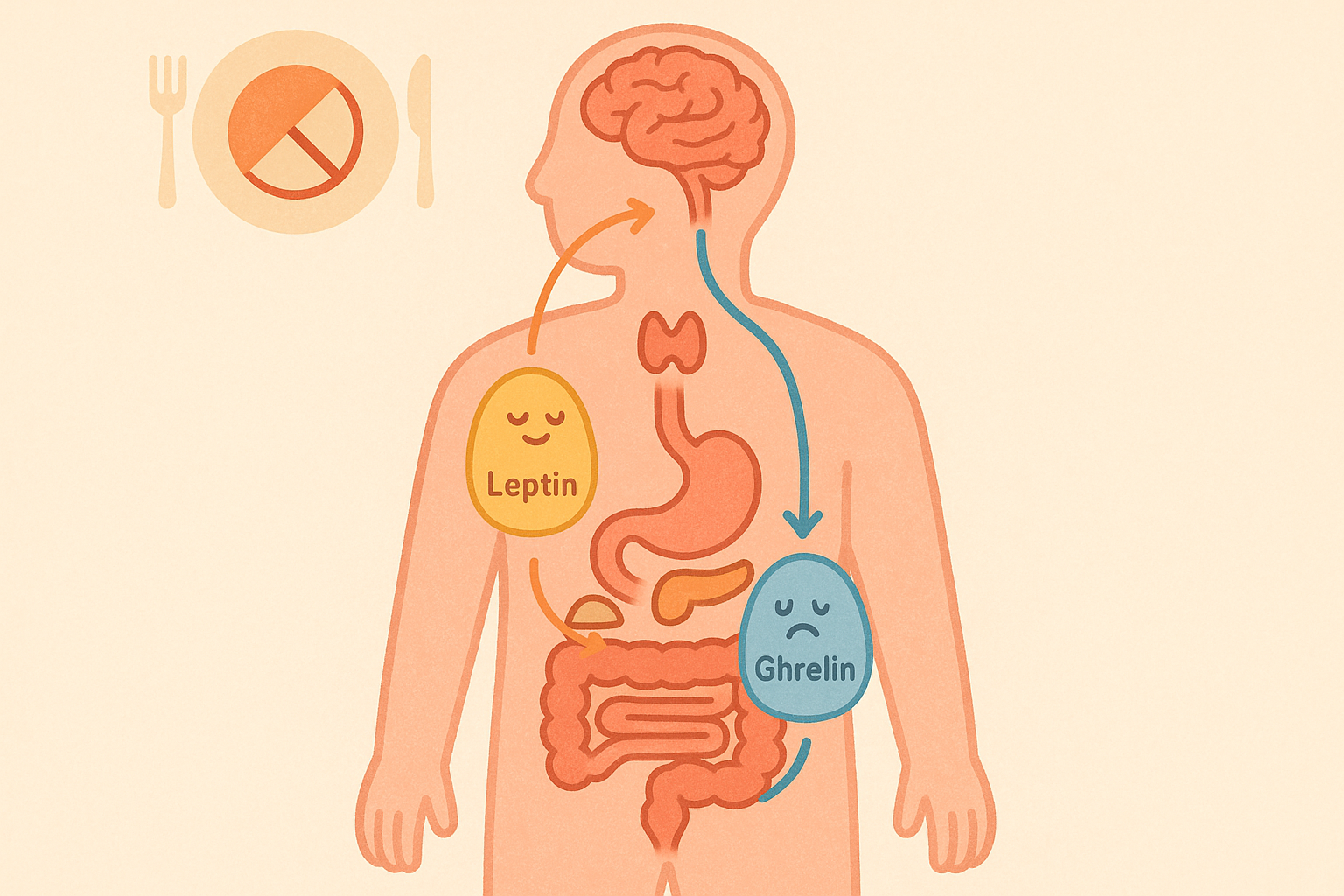 Hormonal response to calorie restriction