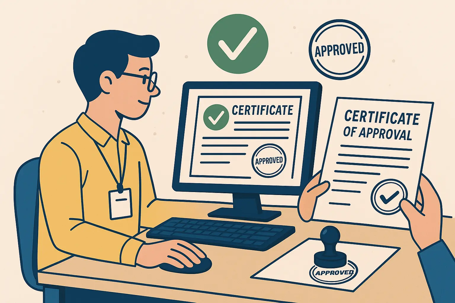 Quality control in certificate processing