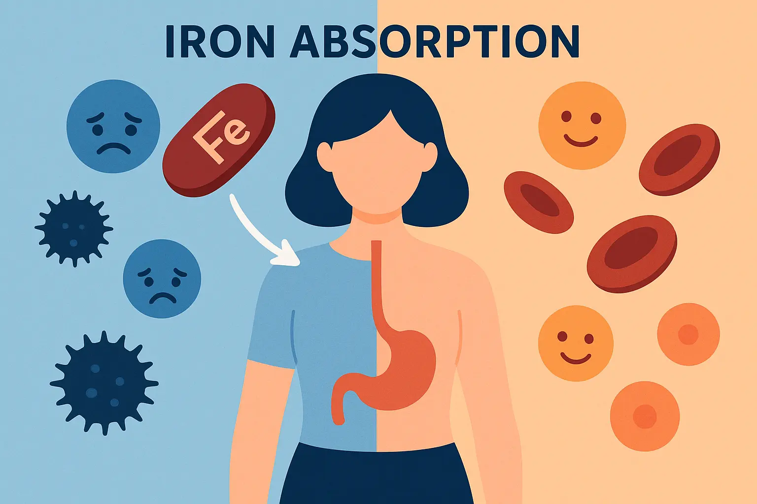 Iron cycling protocol for prenatal vitamins