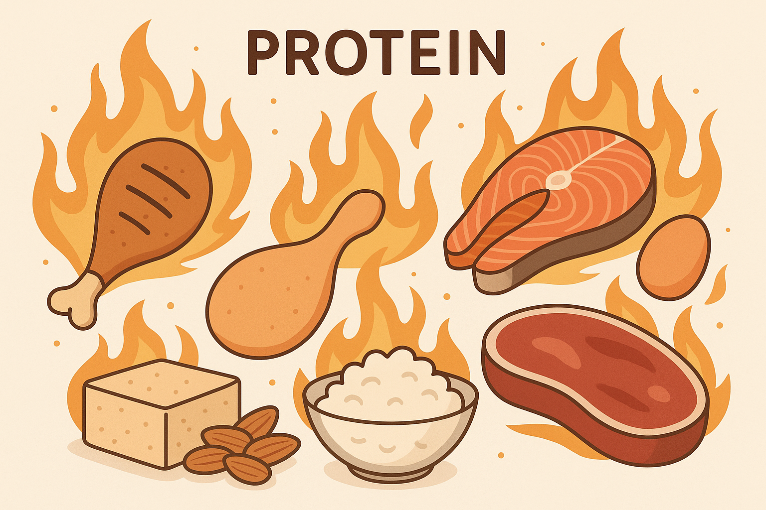 Protein thermic effect comparison chart