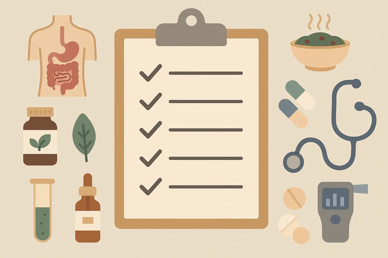 SIBO management checklist and treatment plan