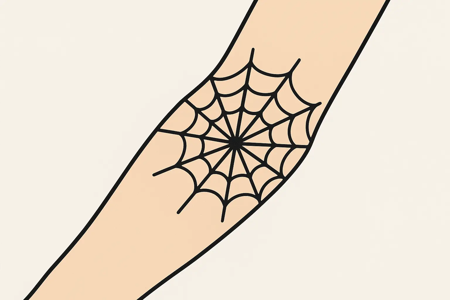 25 Spider Web Elbow Tattoo Designs That Will Transform Your Look