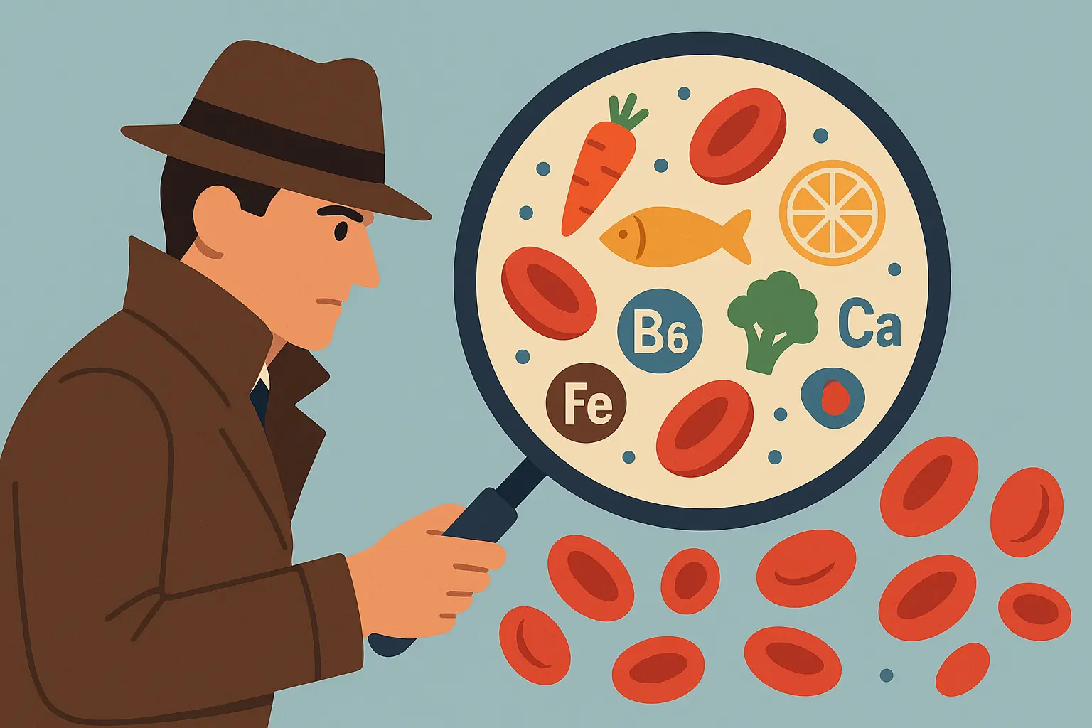 Iron deficiency investigation process
