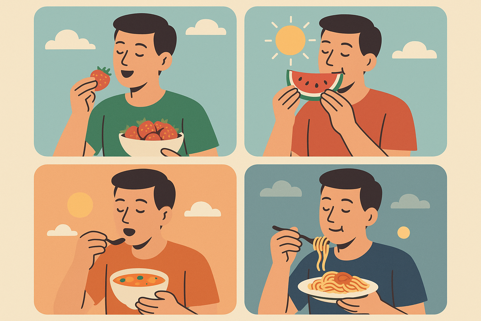 Seasonal eating patterns
