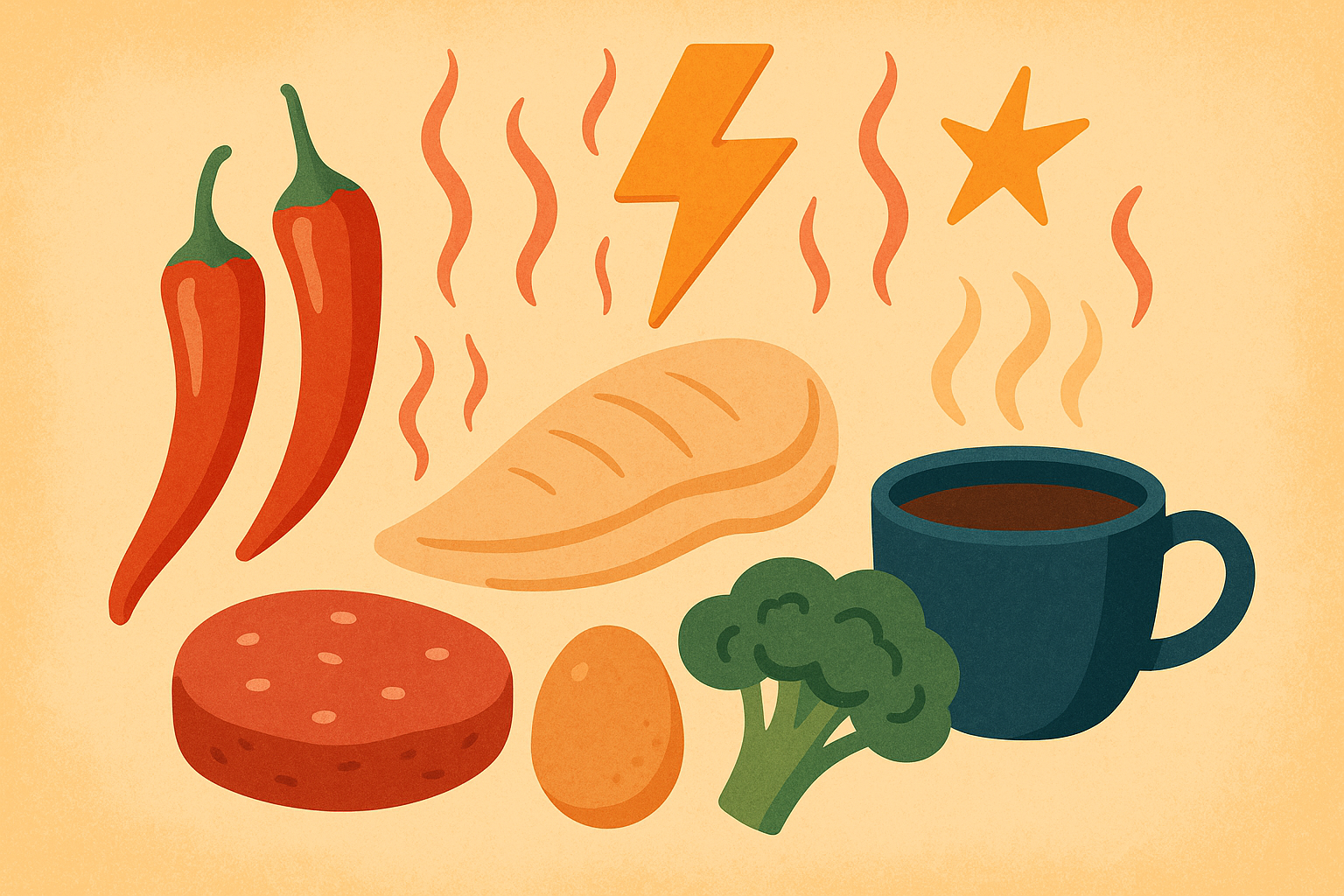 Thermogenic foods and metabolic response