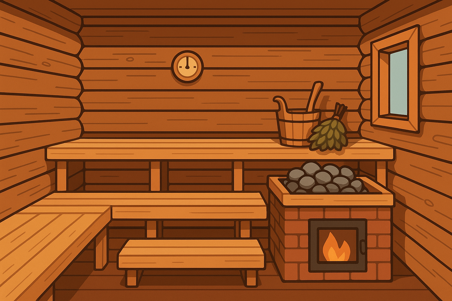 HETKI sauna with optimal timing features